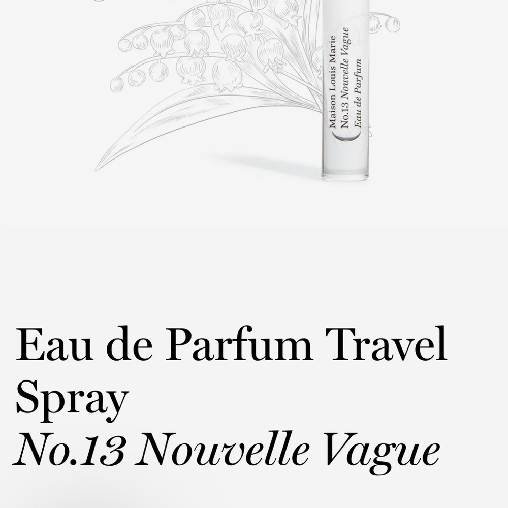 Maison Louis Marie Eau de Parfum Travel Spray - No.13 Nouvelle Vague
